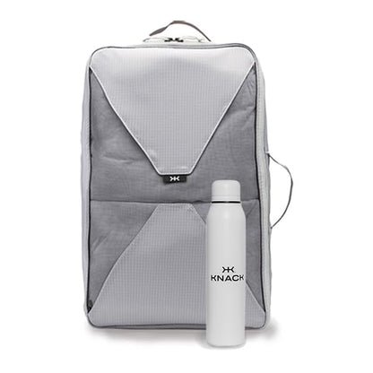Knack Series 1 Travel Backpack Set with Packing Insert and Bottle, Black - color: Black, size: Medium Set