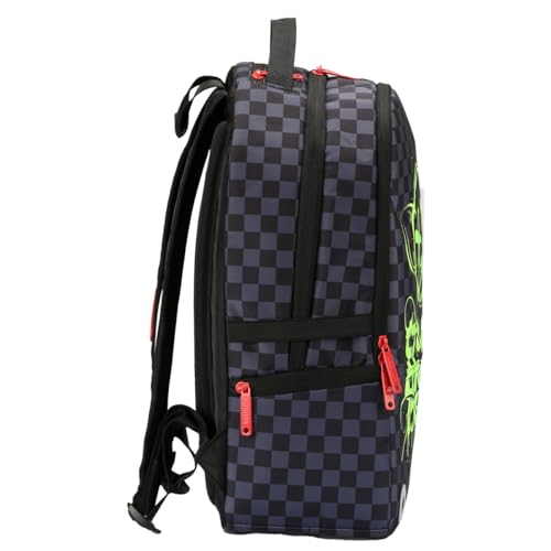 Graffiti Backpack, Designer Laptop Backpack for 15.6 Inch Work,Water Resistant Backpack Computer Bag,‌CheckeredBear‌ - color: ‌checkeredbear‌