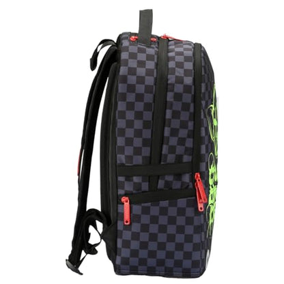 Graffiti Backpack, Designer Laptop Backpack for 15.6 Inch Work,Water Resistant Backpack Computer Bag,‌CheckeredBear‌ - color: ‌checkeredbear‌