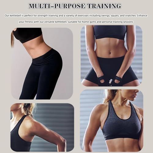 Kettlebell Weights Home Abdominal Muscle Training Kettle Bells, Men's Squat Solid Pure Iron Kettle Ball, Gym Sports Equipment(6kg)
