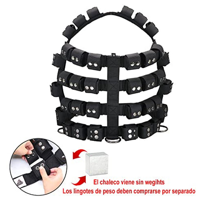 Dog Harness for Small Medium Large Dogs No Pull, Dog Weighted Vest, Tactical Dog Harness for Pit Bulls with Pockets (Adjustable Weight) - Weight Loss, Exercise, Walking, Muscle - size: Size XL/Dog's Waist 36.0"-43.0"