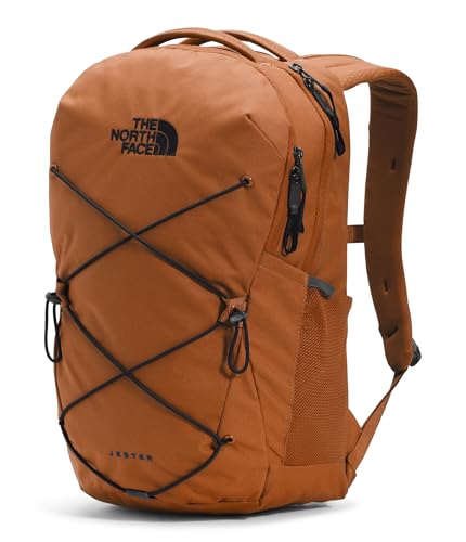 The North Face Jester Everyday Laptop Backpack - Commuter Daypack, Water Repellent, Laptop Sleeve, Leather Brown/TNF Black-NPF, One Size - color: Leather Brown/Tnf Black-npf