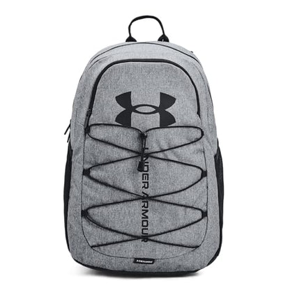 Under Armour Hustle Sport Backpack - color: Pitch Gray Medium Heather (012)/Black