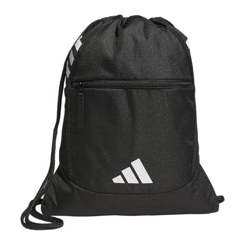 adidas Stadium Sackpack – Drawstring Backpack Gym Bag, 13L - color: Black
