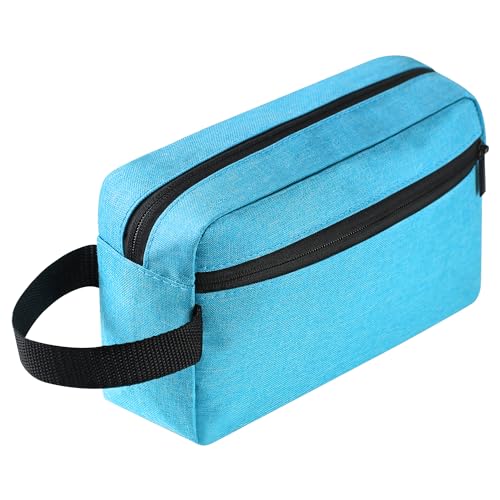 Icramsy Travel Toiletry bag Toiletry bag for women men Hanging Cosmetic bag Travel accessories for Women Men (Lake blue) - color: Lake blue