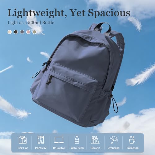 Middle School Backpack for Teen Girls,Cute College Backpack for Women,High School Bag,Travel Rucksack Casual Daypack,Bookbag - color: A6-blue Purple