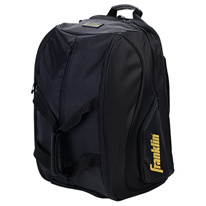 Franklin Sports Pickleball Bags - Sling Bag - Duffle Bag - Backpack for Paddles, Pickleballs + Accessories - Elite Nylon Fabric - Pickleball Equipment Bag for Men + Women - Black - style: Elite Hybrid Backpack