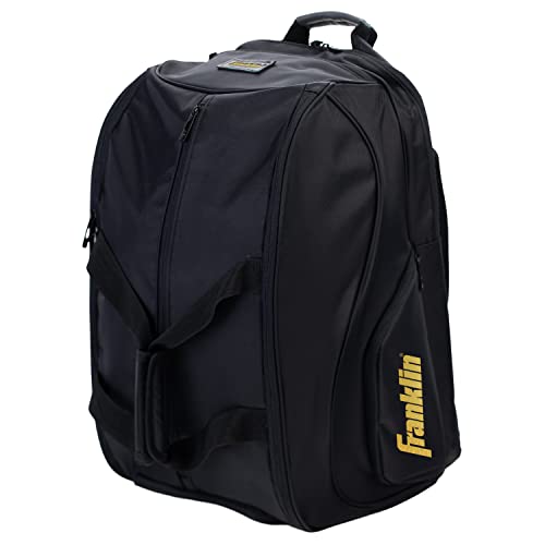 Franklin Sports Pickleball Bags - Sling Bag - Duffle Bag - Backpack for Paddles, Pickleballs + Accessories - Elite Nylon Fabric - Pickleball Equipment Bag for Men + Women - Black - style: Elite Hybrid Backpack