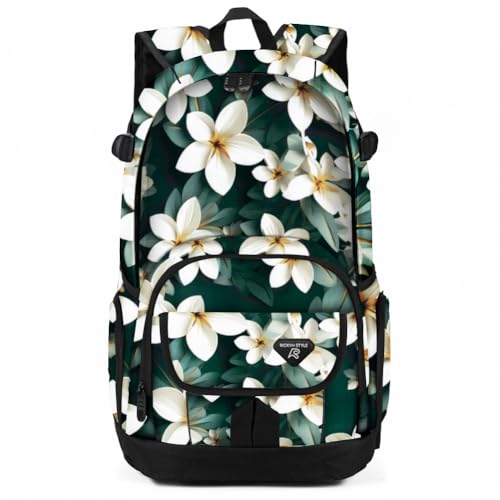 rickyh style School Backpack Travel Bag for Men & Women Lightweight College Back Pack with Laptop Compartmen - color: 04jdhua