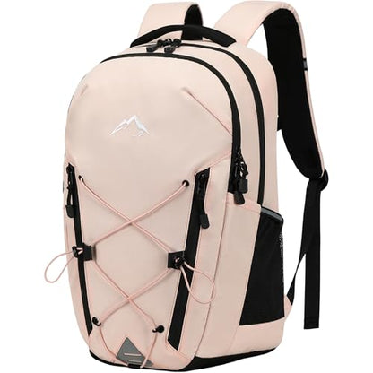 AO ALI VICTORY Women's Laptop Backpack 15.6 inch,Travel Backpack for Men - color: Pink