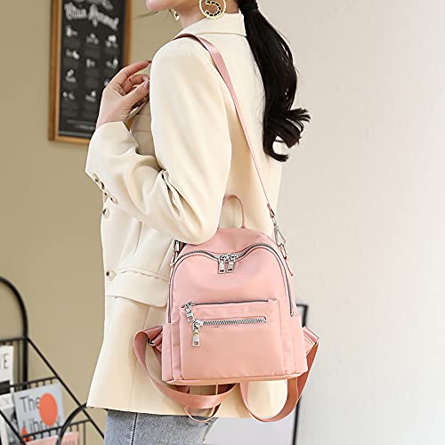 Women's Mini Backpack Purse Fashion Rucksack Daypack Small Shoulder Bag - color: Pink