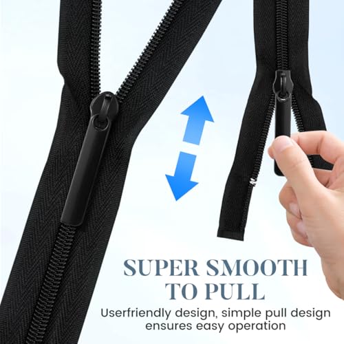 Didiseaon 10-Pack Nylon Zipper Pull Replacement for Suitcase Tsas Locks Zipper Pullers for Luggage Security and Travel Use Easy Grip Repair Kit for Backpacks Jackets