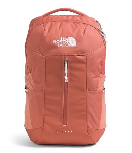 The North Face Lichen Daypack - Everyday Commuter Backpack, Laptop Sleeve, Water Bottle Pockets, Center Front Pouch, Mars Dust Dark Heather/Mars Dust, One Size - color: Mars Dust Dark Heather/Mars Dust