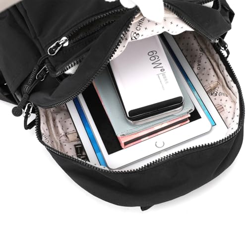 Backpack Purse for Women Ladies Nylon Bag Casual Daypack Travel Shopping Pack (B Style Gray) - color: B Style Gray