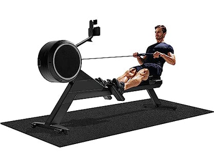 Treadmill Mat 96"x36", WERCHO Walking Pad Mat for Carpet Hardwood Floors 6mm Heavy-Duty Exercise Equipment Mat for Rowing Machine, Treadmil Pad, Spin Bike, Elliptical Trainer, Home, Gym - size: 96"L x 36"W x 0.24"Th