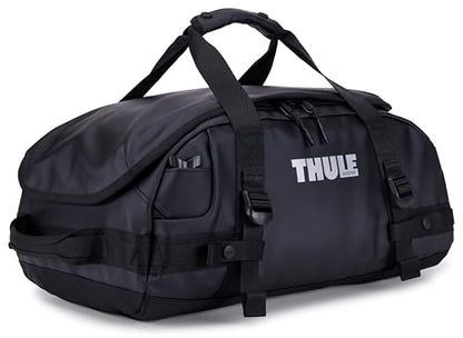 Thule Chasm Duffel bag, Weather-resistant materials, Easy packing, Converts to backpack, Internal pockets, Travel-ready - color: BLACK, size: 30L