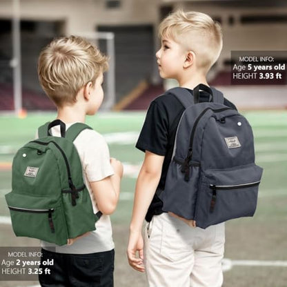 atgark Toddler Backpack for Boys 2-5: Preschool Kindergarten Backpack - 13" Daycare Backpack Fit A4 Folder - color: Eggplant, style: Ages 2-5 (13" H Fit A4 Folder)
