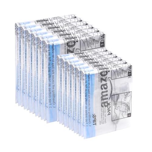 Amazon Basics Roll-Up Travel Compression Storage Bags for Clothes and Towels, No Vacuum Needed, Clear, 12 Pack (6 Small & 6 Medium) - size: Multiple (Pack of 12)