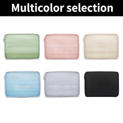 CONMOTO Laptop Case Sleeve,13 inch 15inch Computer Carrying Bag Laptop Sleeve Compatible for MacBook Air/Pro, HP, Dell, Lenovo, Acer - color: Beige, size: 13 inch