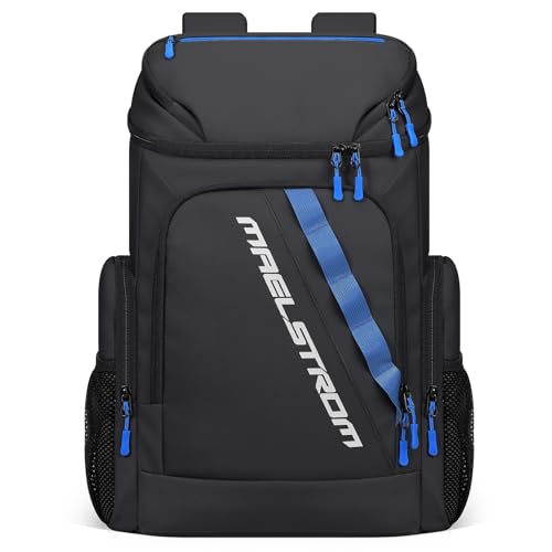 Maelstrom Backpack Cooler,36 Can Cooler Backpack,Soft Cooler Bag Insulated Leakproof,Lightweight Ice Chest Backpack,Travel Cooler Lunch Backpack for Camping,Hiking,Beach - color: Black
