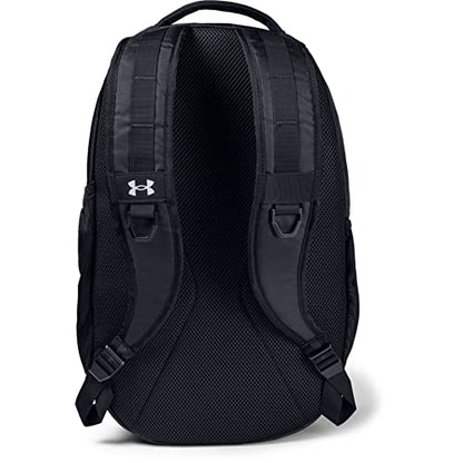 Under Armour Unisex Hustle 5.0 Backpack - color: Black (001)/Silver