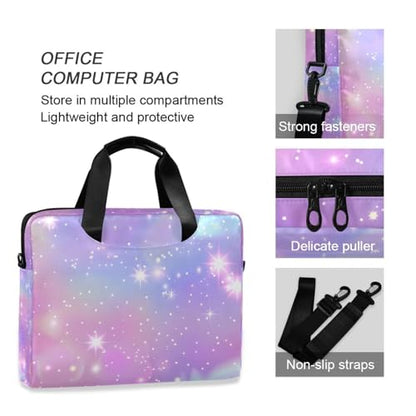 JIPONI Laptop Bag For Women Men, 15.6 16 IN Tote Work bags, Briefcase Messenger Computer Case 01 - color: Multi 7