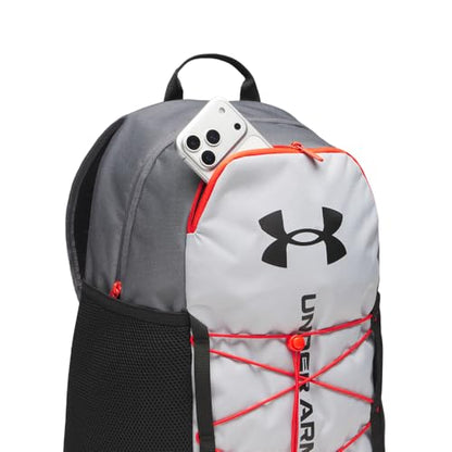 Under Armour Unisex Hustle Sport 6.0 Backpack, (012) Mod Gray/Black/Black, One Size Fits Most - color: (012) Mod Gray / Black / Black, size: One Size Fits Most