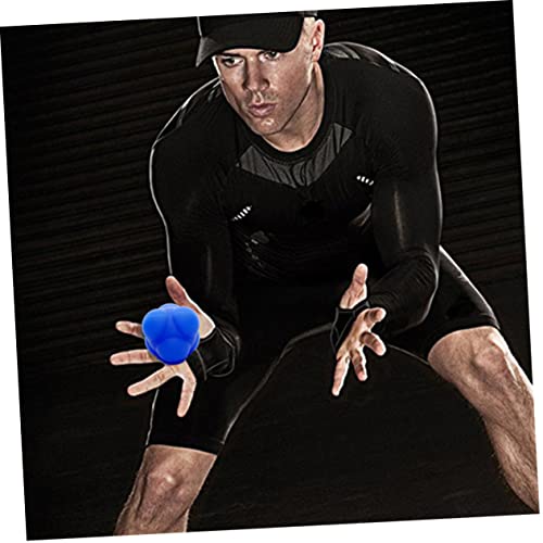1Pc Hexagonal Silicone Agility Reaction Training Ball Durable Bounce Ball for Indoor Games for Athletes and Fitness Enthusiasts