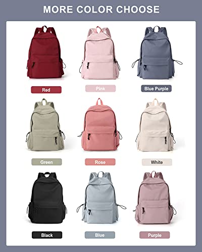 BJLFS School Bag Backpack for Women Kids Teens Girls, Small Bookbag College Student Backpack for School Men Boys, Mochilas Escolares para Casual Daypack Mini Book Bag Blue ﻿ - color: Small Dark Blue