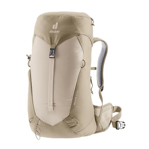Deuter AC Lite 22L SL Hiking & Daypack Backpack with Narrow Fit, Steel Frame & Superior Breathability - Alu-Greystone - color: Alu-greystone, size: 22L