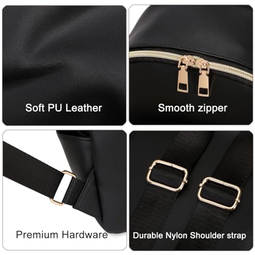 Mini Backpack Purse for Women PU Leather Small Backpack Fashion Multi Pockets Casual Daypacks Ladies Travel Shoulder Bags Burgundy - color: Burgundy
