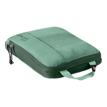 Eagle Creek Pack-It Reveal Compression Cube - Compression Packing Cubes for Optimizing Luggage Space - Convenient Top Handle - Self Repairing Zippers - Small - Willow Green - color: Willow Green, size: 7" x 1" 10"