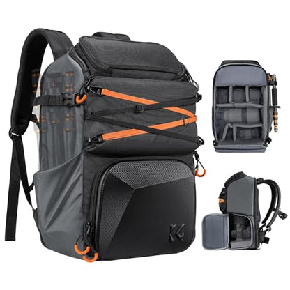 K&F CONCEPT Camera Backpack Shoulder Bag for Photographers - size: 25L