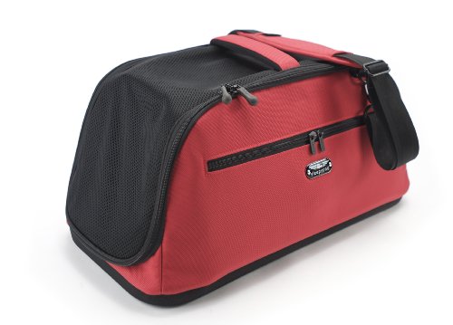 Sleepypod Air in-Cabin Pet Carrier, Strawberry Red - color: Strawberry Red, size: 22.0"L x 10.5"W x 10.5"H