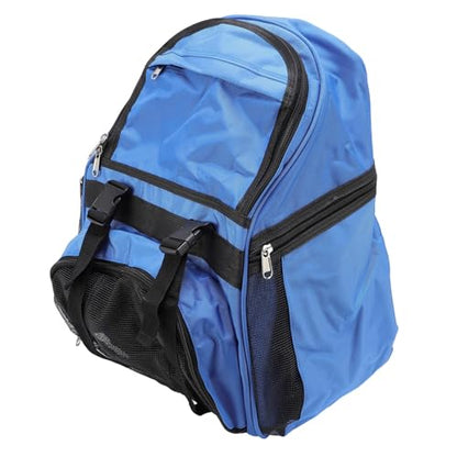 Zunate Large Capacity Sports Backpack, Oxford Cloth Bag with Laptop Compartment and Ventilated Mesh Pockets for Football Basketball Gear in Red, 40 X 30 X 25cm - color: Blue