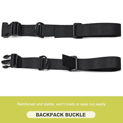 Universal Adjustable Sternum Strap for Backpacks – Quick Release Chest Buckle with Shoulder Clip for Hiking, Camping, Travel, Daypack Support