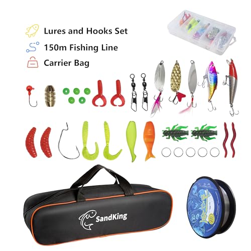 Fishing Pole Kit, Carbon Fiber Telescopic Fishing Rod and Reel Combo with Spinning Reel, Line, Bionic Bait, Hooks and Carrier Bag, Fishing Gear Set for Beginner Adults - size: 6.89FT/2.1M