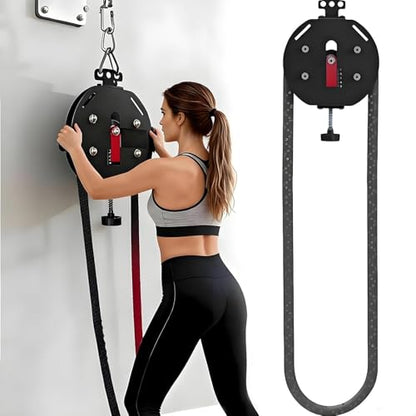 Adjustable Endless Rope Trainer | Resistance Pulley System for Home Gym | Durable Nylon Closed-Loop Rope | Versatile Suspension Trainer for Strength & Cardio