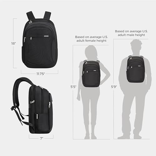Travelon Anti-Theft Classic Large Backpack - color: Black