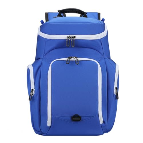Basketball Backpack Large Sports Bag with Laptop Compartment, Ball and Shoe Compartment, for Volleyball Football - color: A