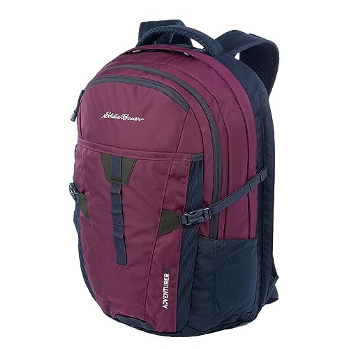 Eddie Bauer Adventurer Backpack with Organization Compartments and Hydration/Laptop Compatible Sleeve, Women's Adventurer - Dark Plum, 30L - color: Women's Adventurer - Dark Plum, size: 30L