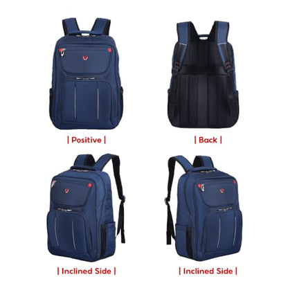 SAKOS Turbo 15.6 inch Laptop Backpack, Professional Travel Backpack Carry on Flight - TSA Approved, Water Resistant Luggage Backpack for Men & Women, College Backpack with Laptop Compartment - Blue - color: 5. Turbo - Blue