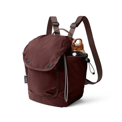 Bellroy Cinch Minipack (lightweight 9 liter backpack with external organization and adjustable shoulder straps) - Burgundy - color: Burgundy