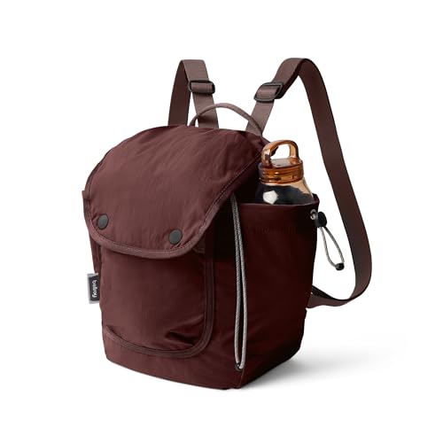 Bellroy Cinch Minipack (lightweight 9 liter backpack with external organization and adjustable shoulder straps) - Burgundy - color: Burgundy