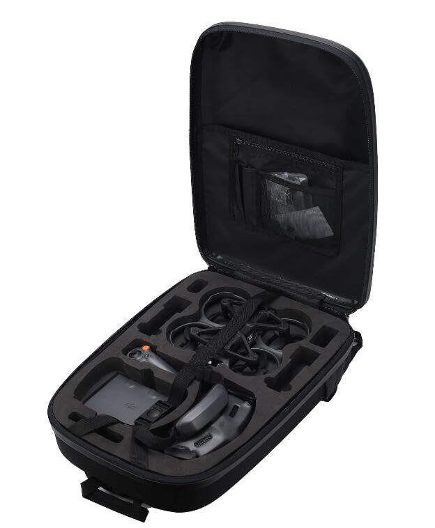 Coyktonty Avata 2 Case Backpack, Waterproof Hard Carrying Case Portable Travel Bag for DJI Avata 2 drone
