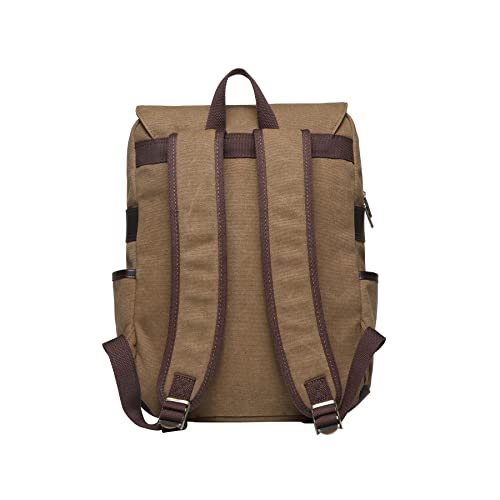 KAUKKO Casual Daypacks Multipurpose backpacks Outdoor Backpack Travel Casual Rucksack Laptop Backpack Fits 15" - color: 16-khaki