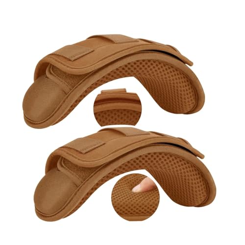 ZINZ 2-Pack Tactical Shoulder Pad, Ultra-Thick Comfort Cushion for Vest Straps, Backpacks, Breathable & Shock-Absorbing,Khaki - color: Khaki