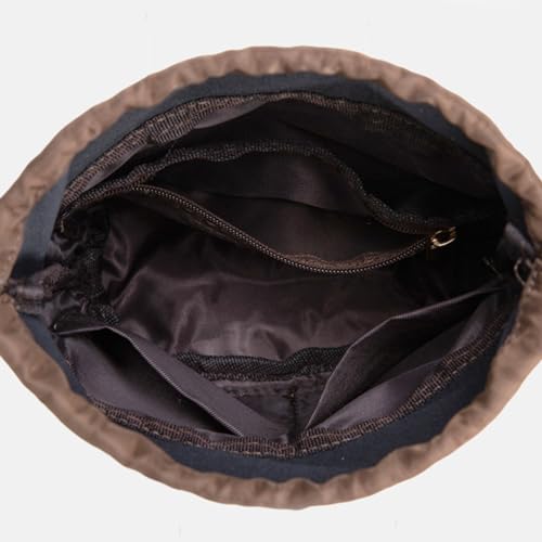 Purse Organizer Insert for Bucket Bag, Drawstring Designed, Nylon Inner Bag