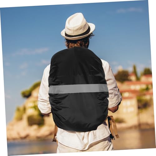Happyyami Backpack Rain Covers Reflective Strip for Hiking Biking and Travel for School Bags and Outdoor Adventures
