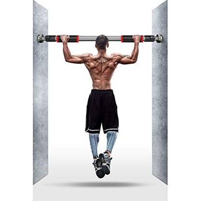 Pull-Up Bar The Horizontal Bar On The Door, Without Screw Installation, The Fitness Training Bar On The Door, 65-90cm, 85-120cm, 105-140cm (Size : 65-90cm) - size: 65-90cm